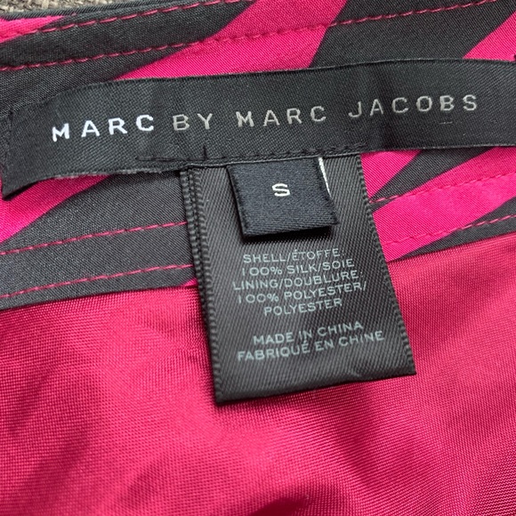 🌸 MARC JACOBS HOT PINK FLORAL SILK DRESS - Picture 5 of 6